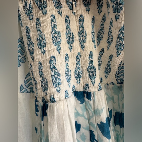 New OLIPHANT TIE STRAP MIDI- TERRA BLUE Tuckernuck - Picture 4 of 5